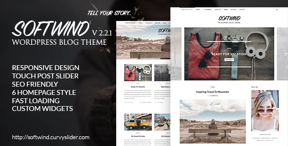 SoftWind – SEO Friendly WordPress Blog Theme