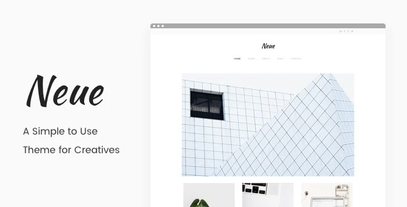 Neue – A Simple Portfolio Theme