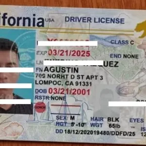 Buy California Driver’s License